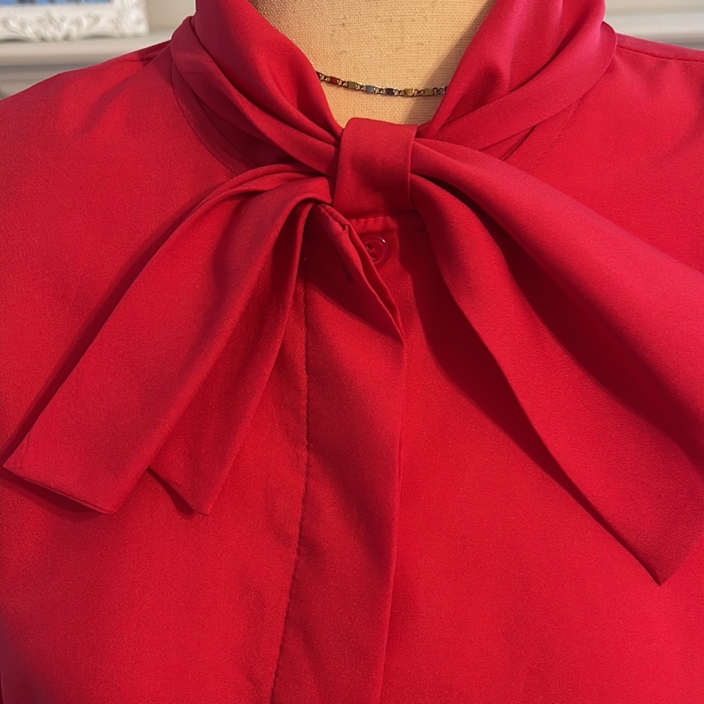 VTG Pussy Bow Blouse - Picture 4 of 8